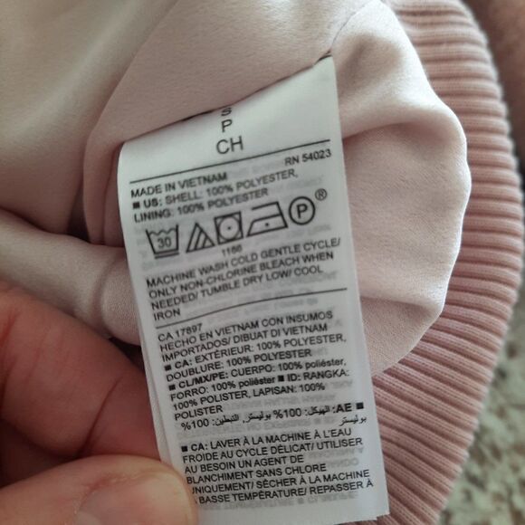 Old Navy Pink Moto bomber Jacket size S - Picture 4 of 7